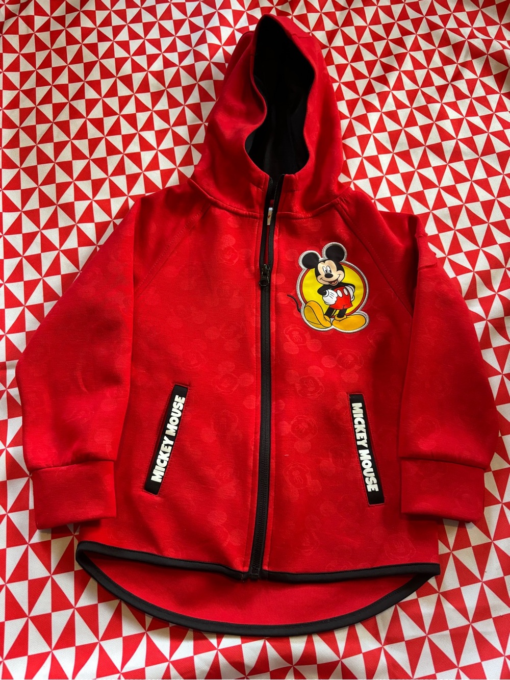 Size 5 Mickey Mouse zip up hoodie